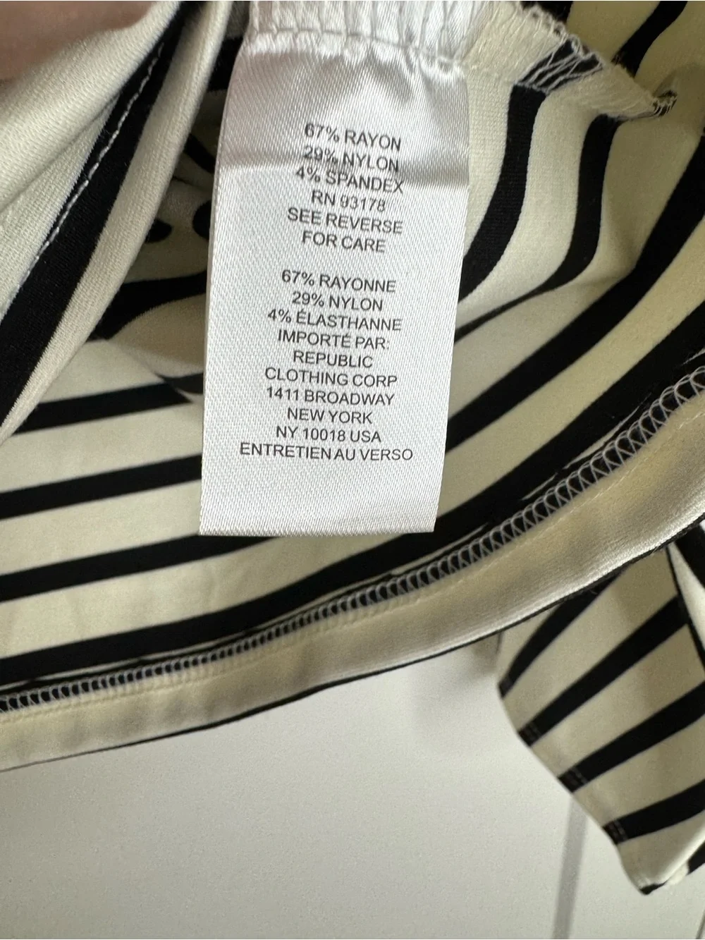 Truth By Republic Striped Top - Picture 3 of 5